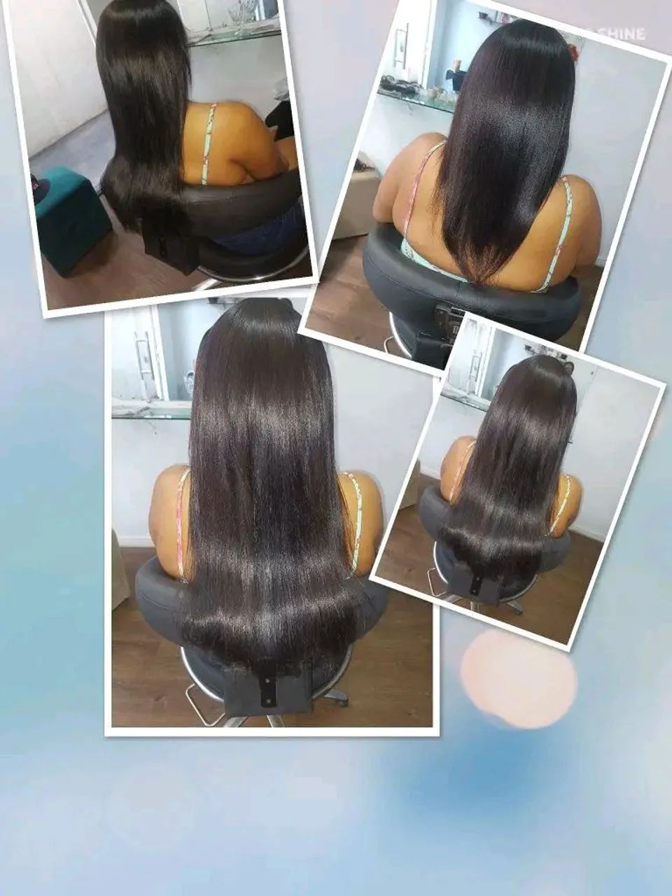 Mega hair com selagem 