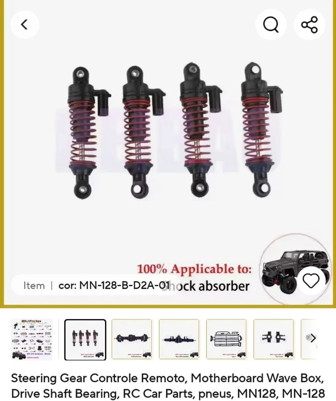Amortecedor Rc Mn128