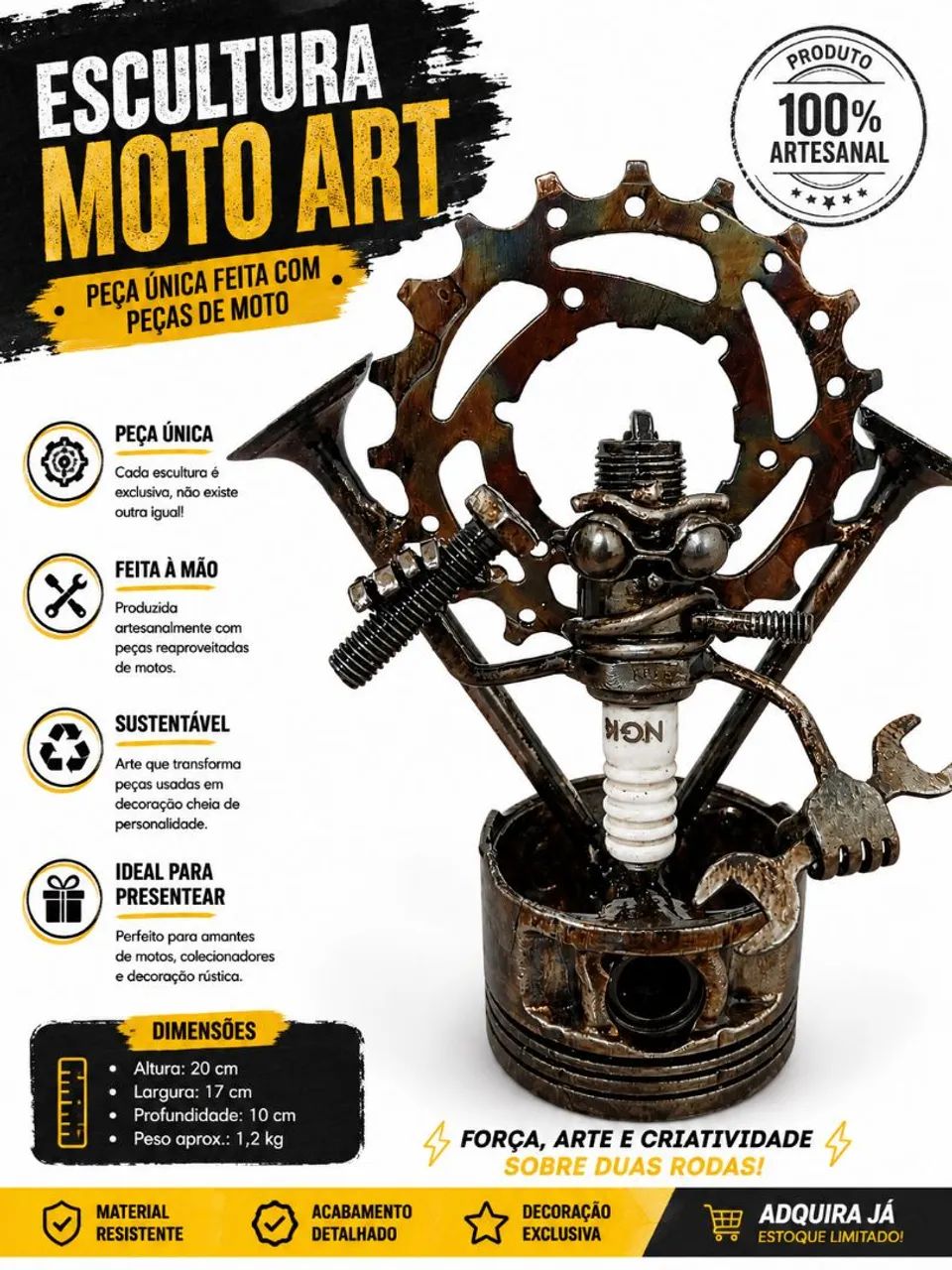 Escultura motoart