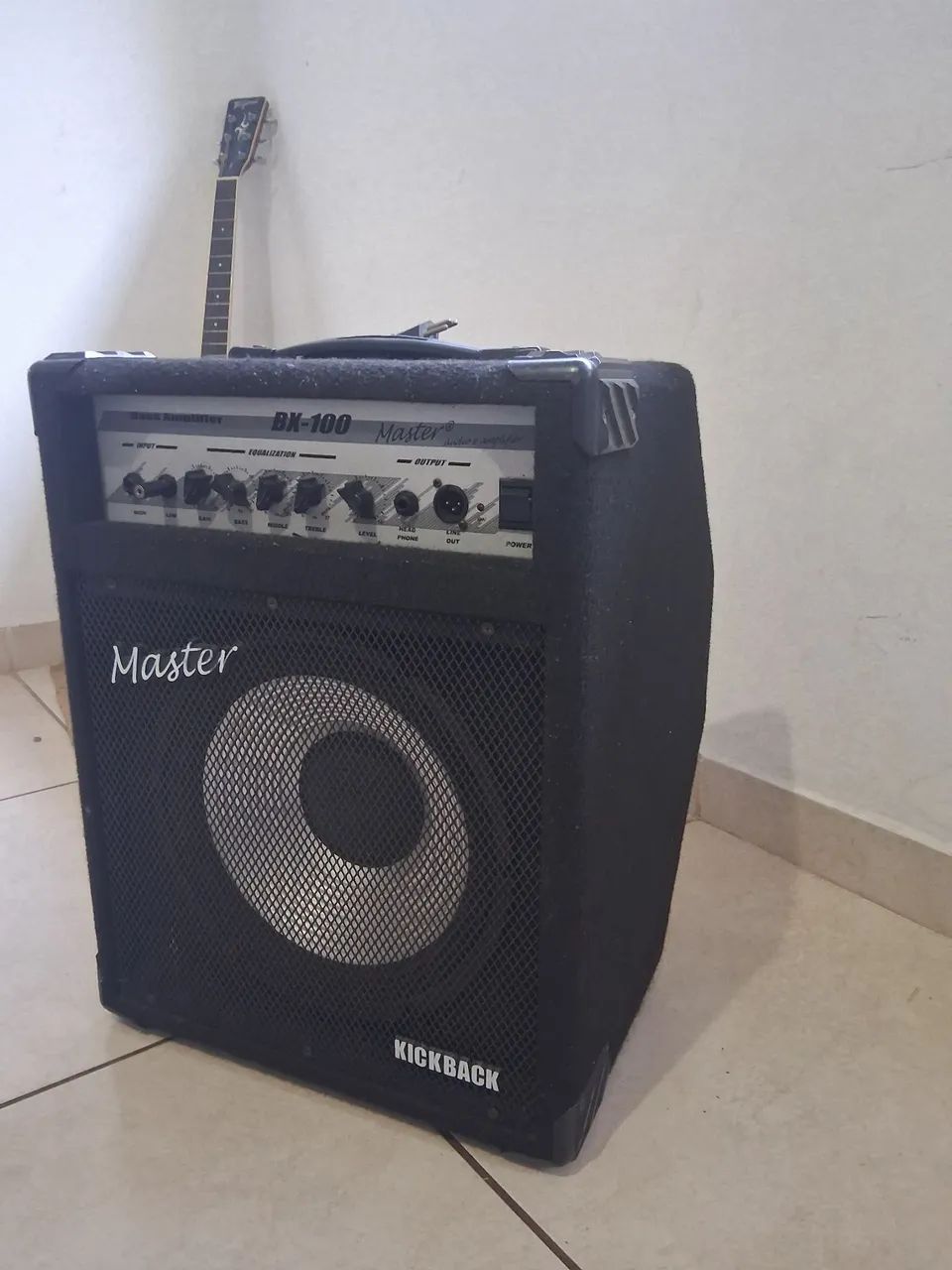 amplificador de baixo master bx-100 - Foto 3