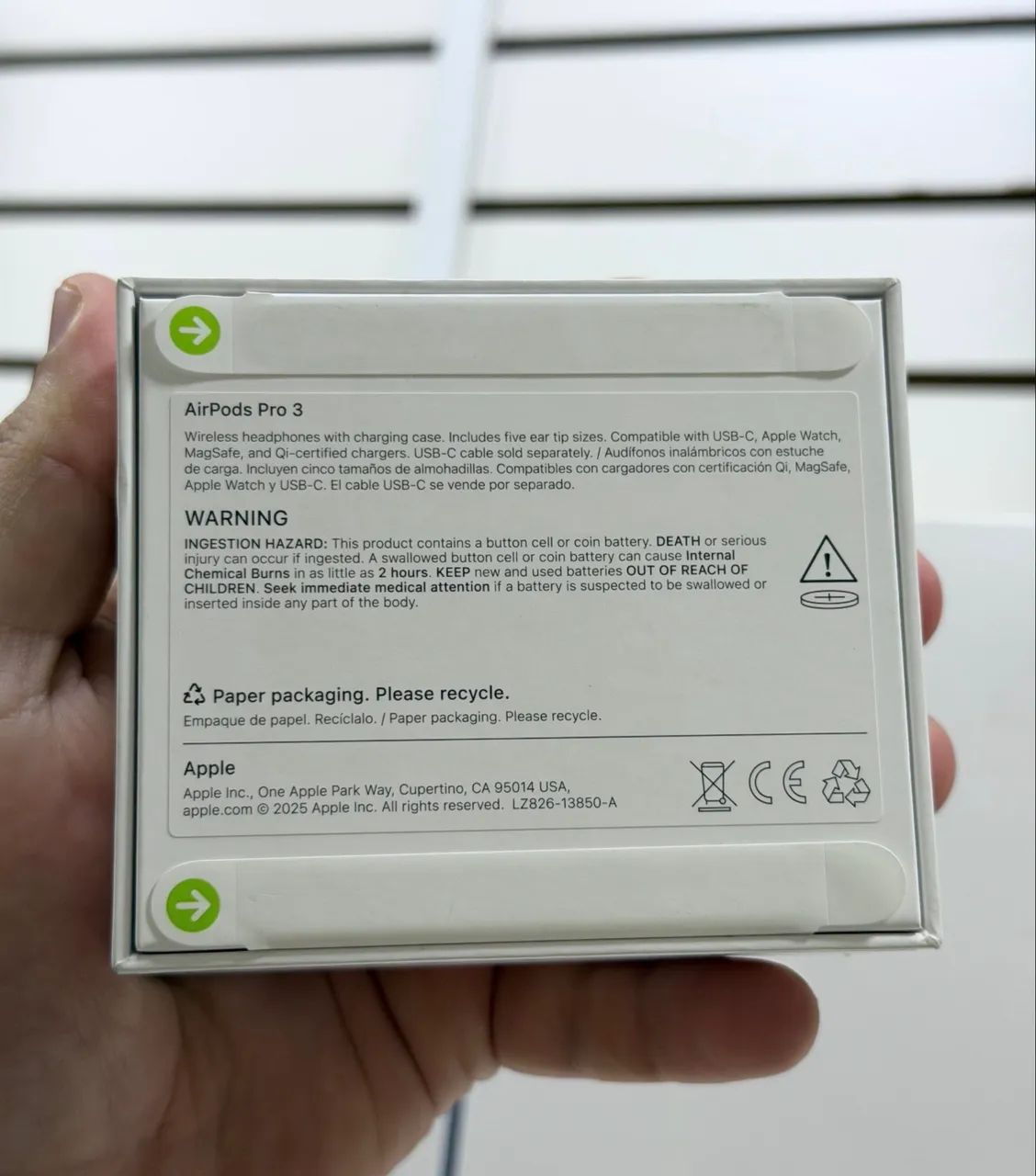 Airpods pro 3 ª geração original LOJA FÍSICA novo lacrado 1 ano de garantia ( PRO 3ª ) - Foto 2