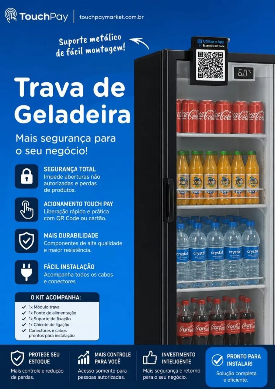 TRAVA ELETRÔNICA PARA GELADEIRA COMERCIAL ?