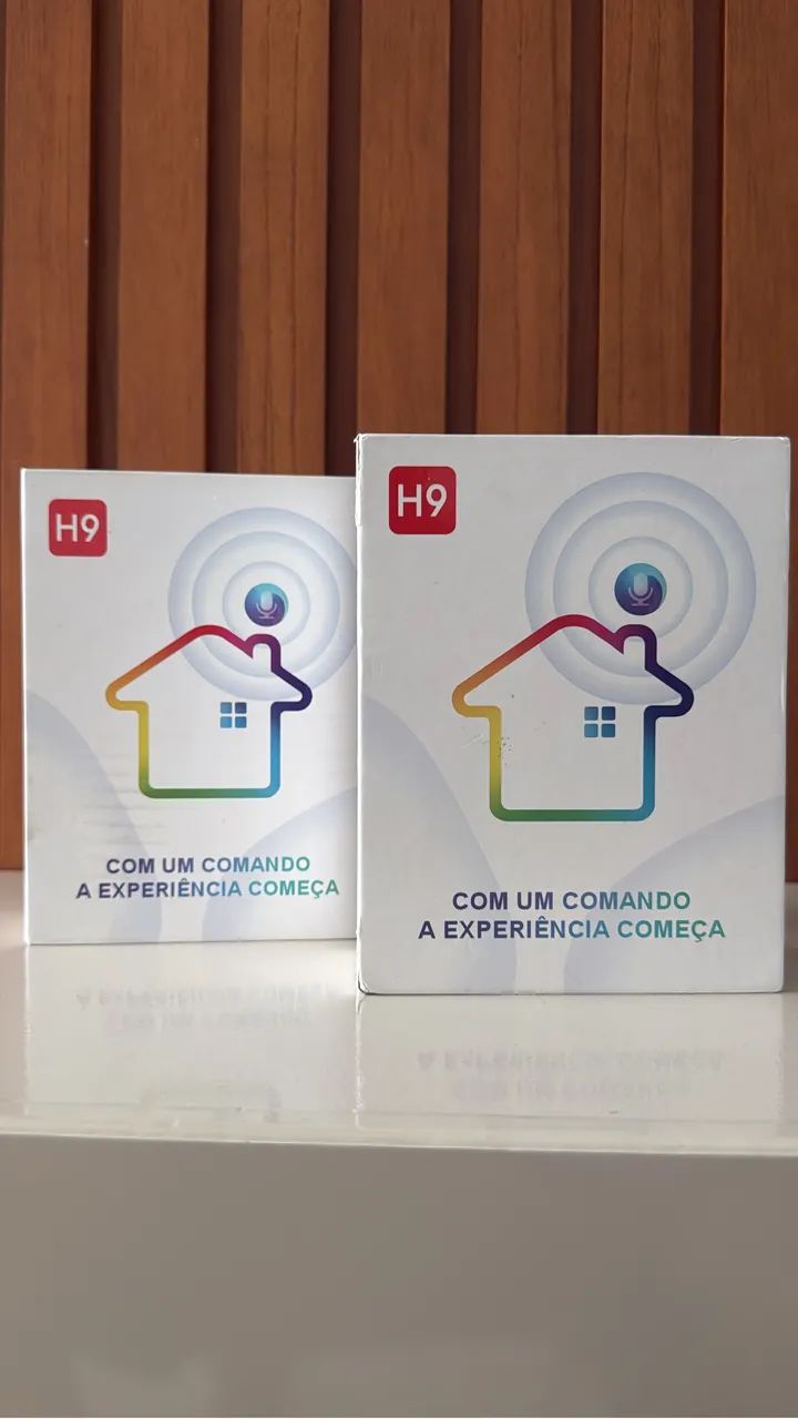 Dispositivo de mídia player 4K wifi 6 H9 com comando de voz 