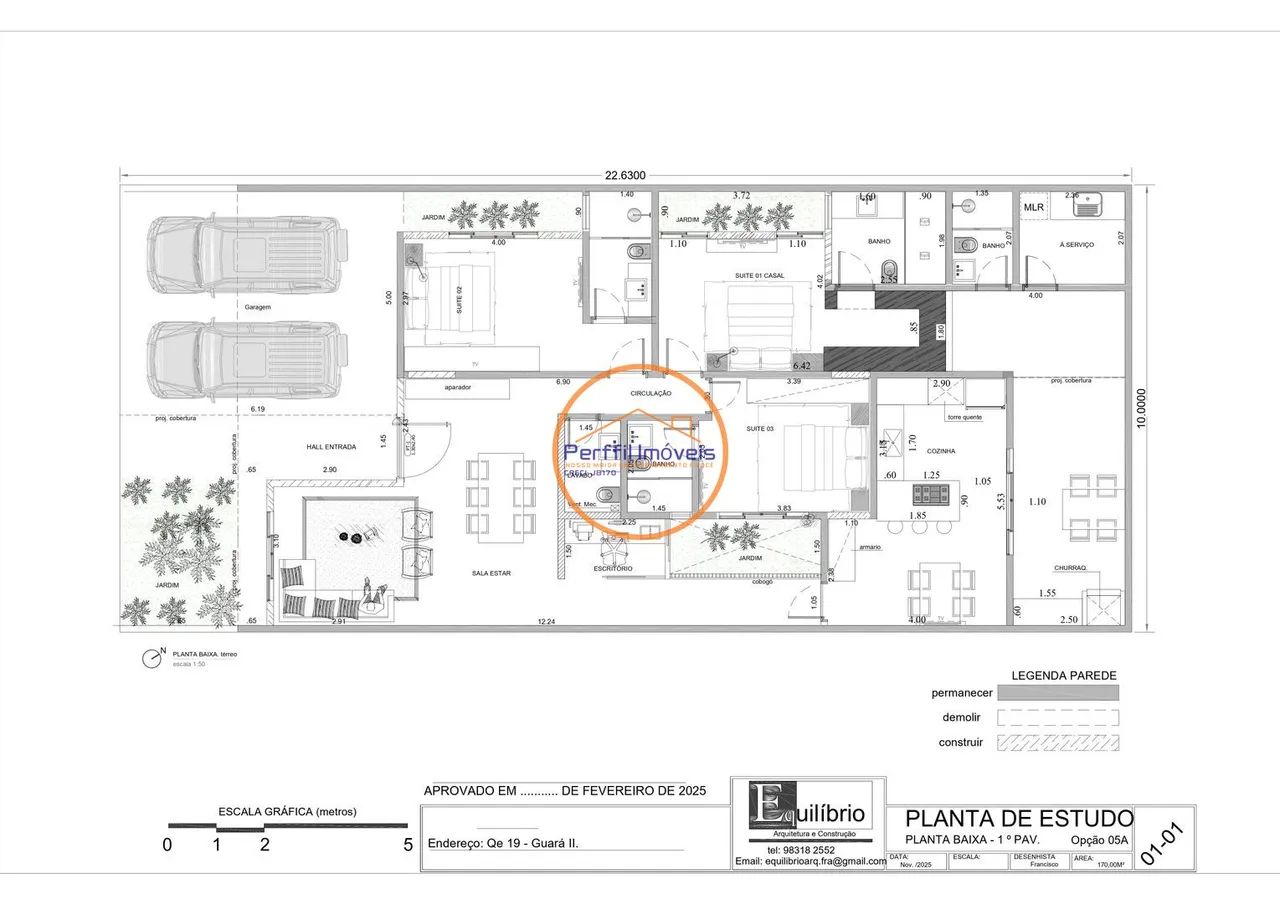 Casa Térrea Moderna em Construção | QE 19 GUARÁ - Foto 3