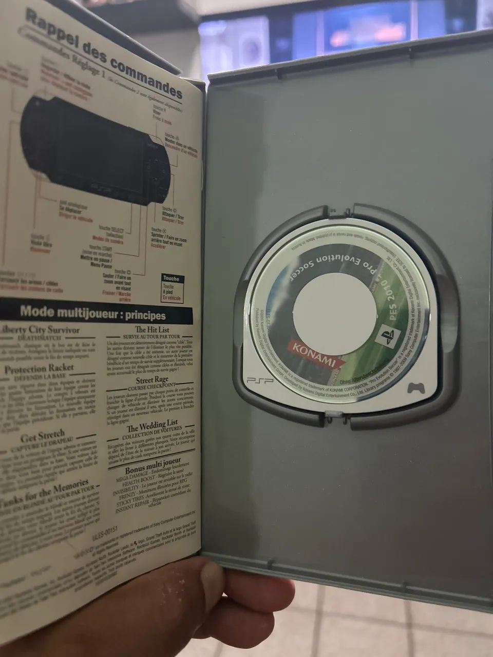 Jogo psp PES 2010 pro Evolution soccer 50 reais