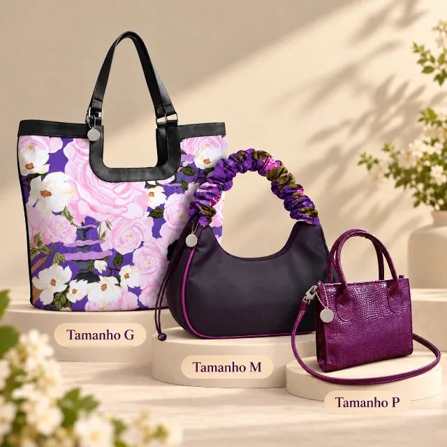 Kit 3 Bolsas