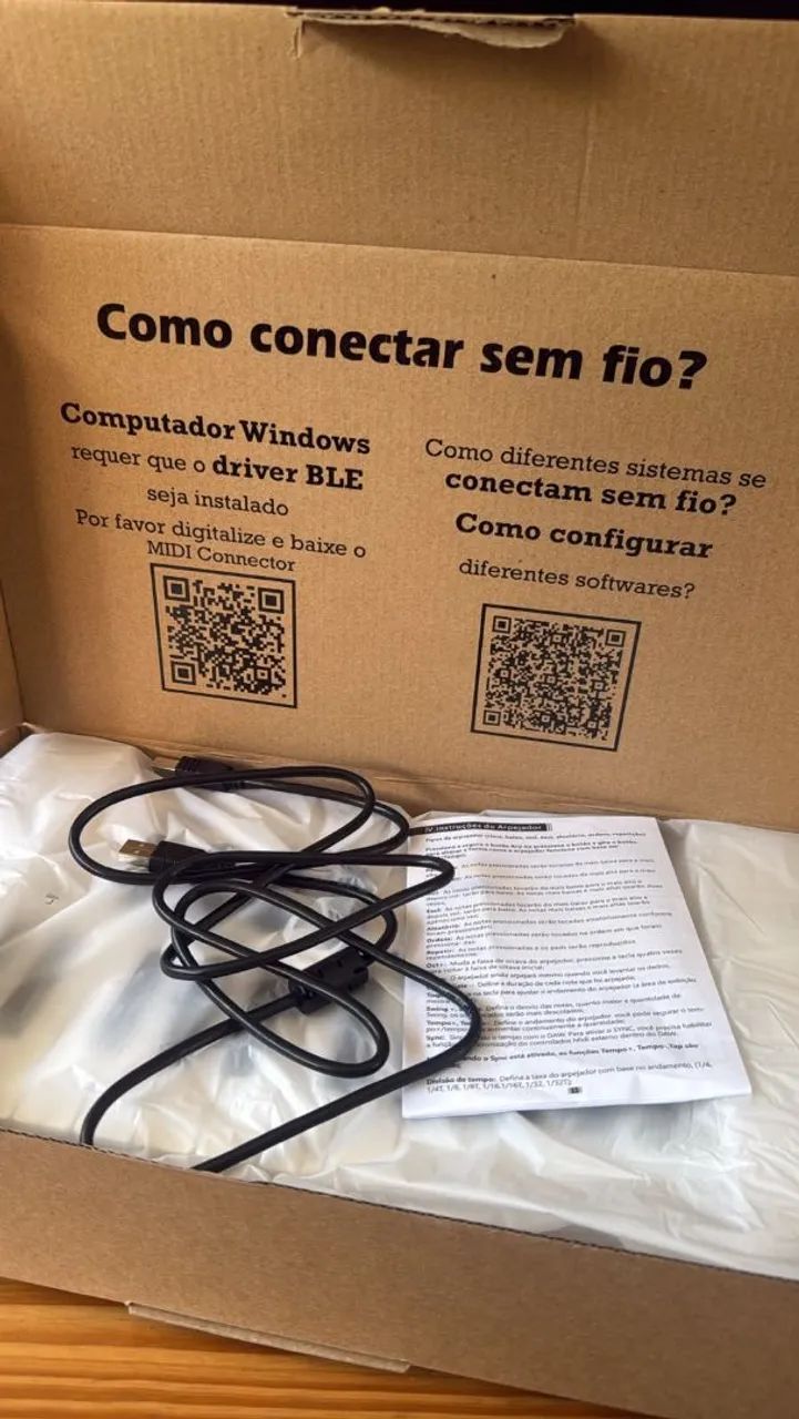Controlador de teclado MIDI USB M-WAVE - Foto 4