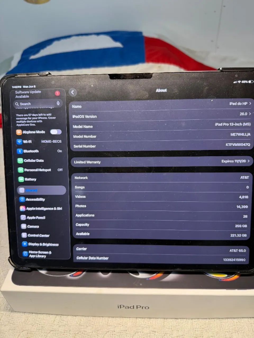 iPad Pro 13 - inch (M5) WIFI + CELULAR - Foto 3