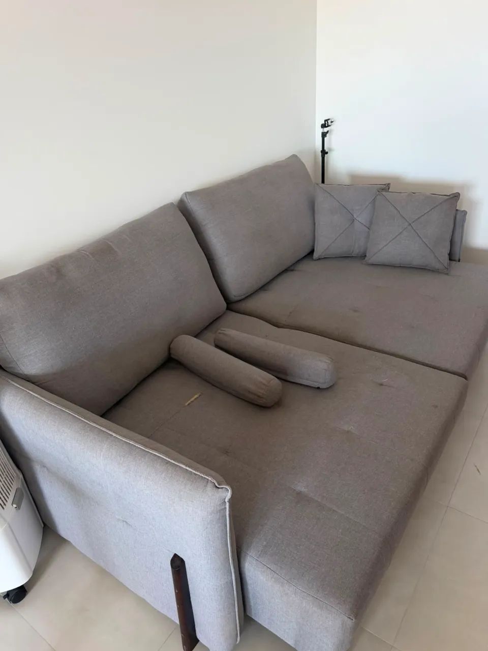 Sofá 4 lugares que vira cama - Foto 4