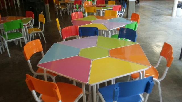 Cadeiras escolar polipropileno , conjuntos pré escolar * zap - Foto 2