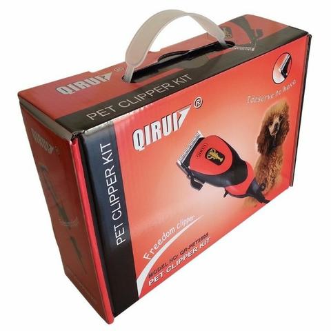 Kit Maquina De Tosa Qirui Profissional Pet C?es Gatos 110v