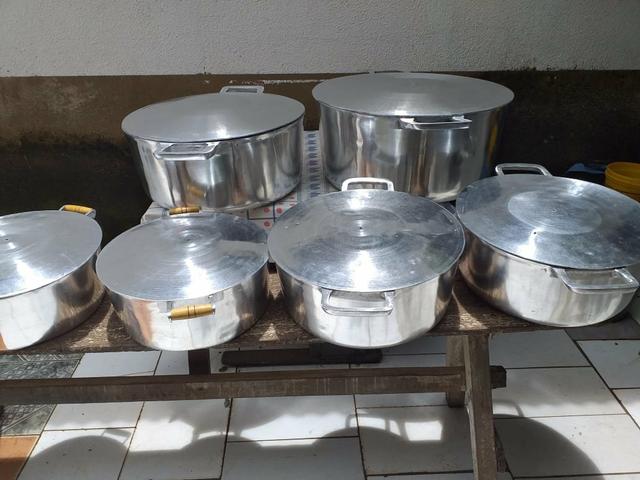 Panelas de alumínio batido pra restaurantes - Foto 4