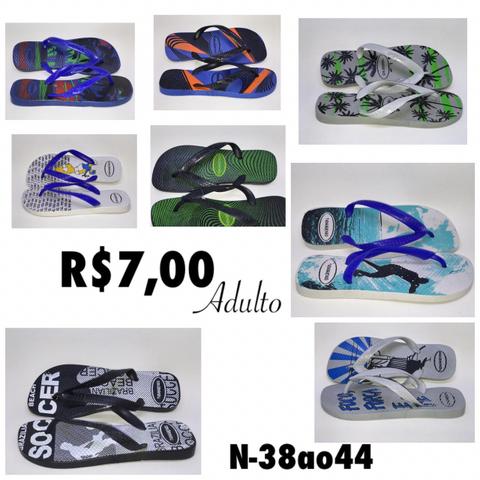 Sandálias havaianas masculino no atacado
