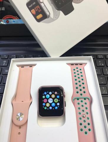 Relógio Smart iwo V6 com 2 pulseiras ( novo )