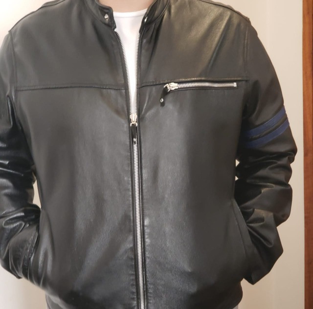 jaqueta de couro wilson leather