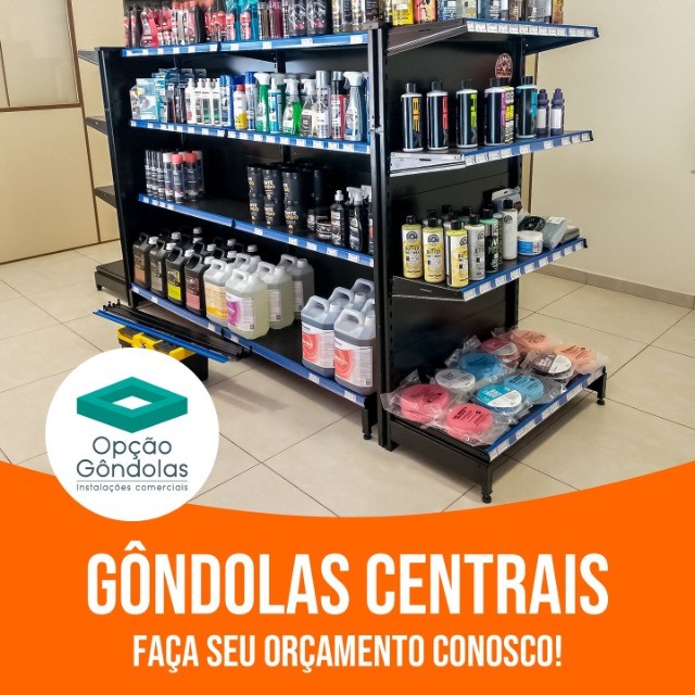 Gôndolas, Prateleiras e Bandejas Novas - Foto 2