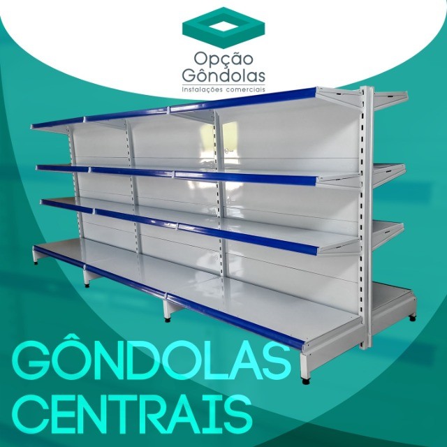 Estantes de Ferro - Gôndolas de Aço - Foto 2