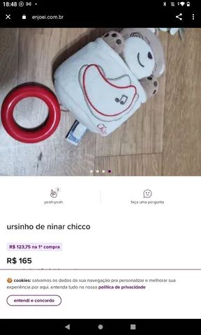 ursinho de ninar chicco<br> - Foto 5
