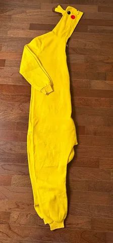 Pijama Pikachu Cosplay Kigurumi Unissex - Original, fantasia de pikachu  masculina 