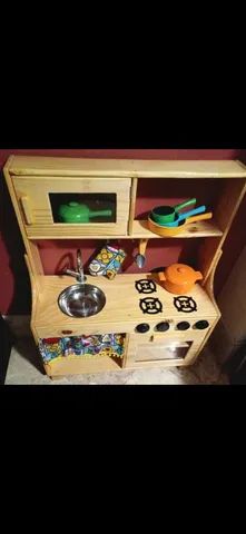 Mini Cozinha Infantil Em madeira  - Foto 3