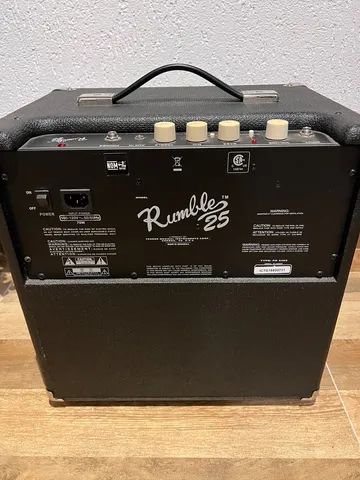 Fender Amplificador de baixo Rumble 25 V3 para guitarra baixo