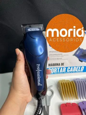 Maquina De Cortar Cabelo Profissional Com 15 Acessórios <br> - Foto 3