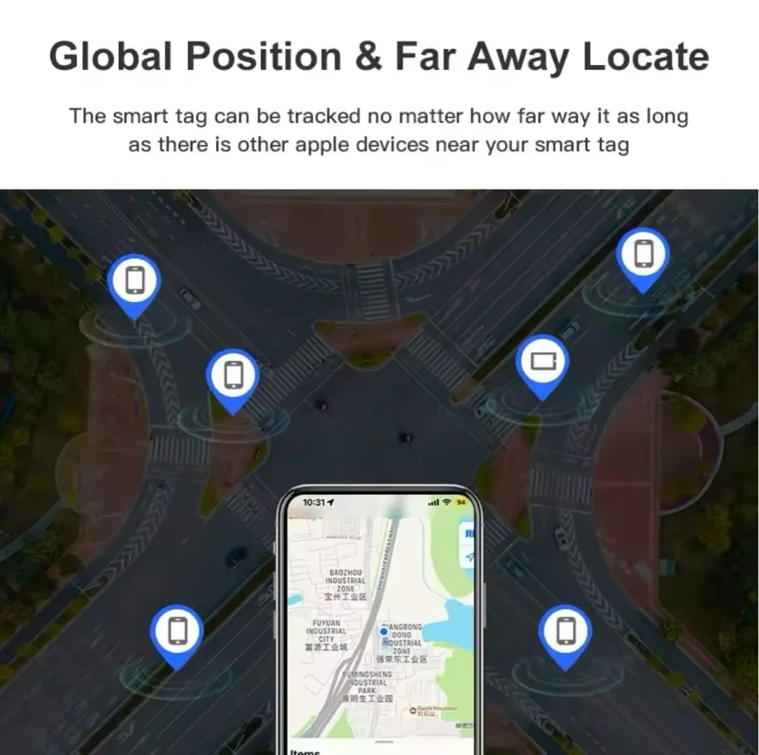 Rastreador Air tag pelo celular sistema iOS Apple- iPhone
