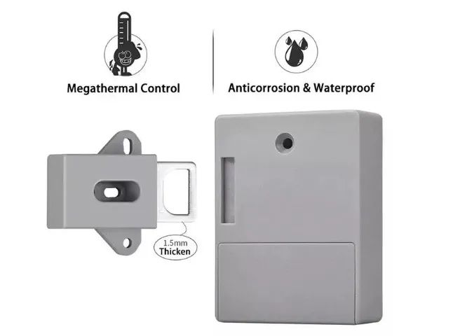 Trava invisível armário, para casa, academia,  sapatos, gaveta, bateria, COD-AM588  - Foto 3