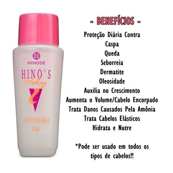 Óleo Para Cabelos Hino?s Holy Hinode - Cuide dos Seus Cabelos com Qualidade! - Foto 4