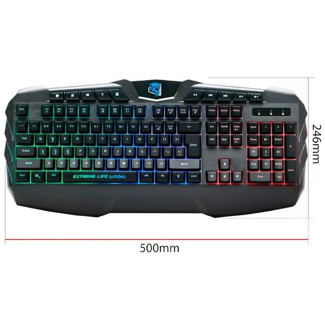 Teclado Gamer Semi Mecânico com Membrana Tripla Pulse Fire | ELG | Enviamos em Todo o País - Foto 2