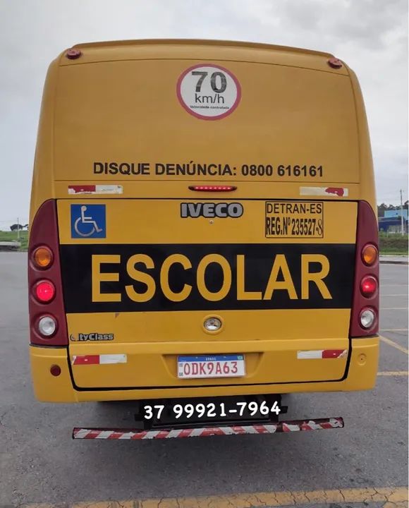 Micro Ônibus Iveco CityClass 70C17 Escolar  - Foto 14