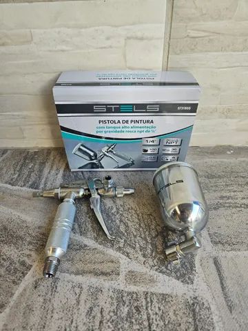 Pistola de pintura aerografo de gravidade Nova