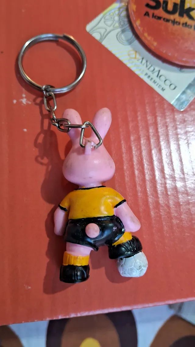 Antigo Chaveiro Pilha Duracel Futebol - Foto 2