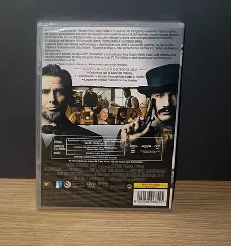 Dvd: Matar A Lincoln - Importado Raro Lacrado Colecionador - Foto 3