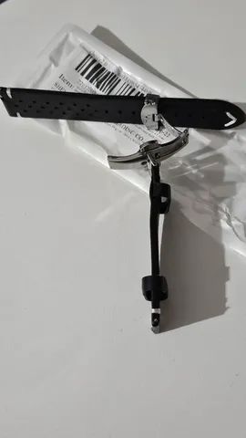 Pulseira em Couro Marrom (22mm) - Foto 3