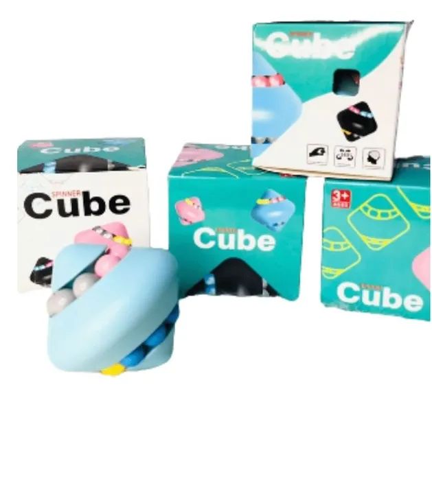 Fidget Toy Spinner Brinquedo Pião Anti Stress Cubo do Labirinto Infinito