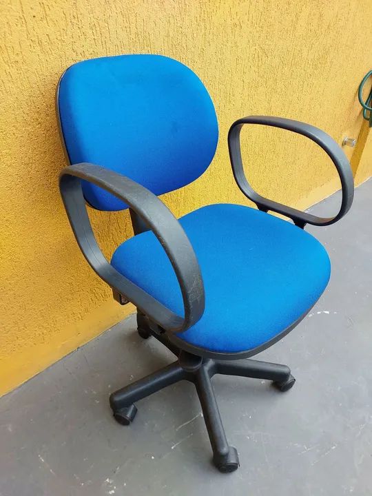 Cadeira escritorio azul Royal  - Foto 3