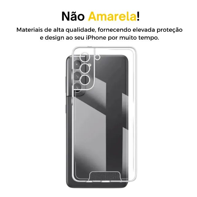 Capa Space Transparente Para Samsung ( Linha A ) - Foto 3