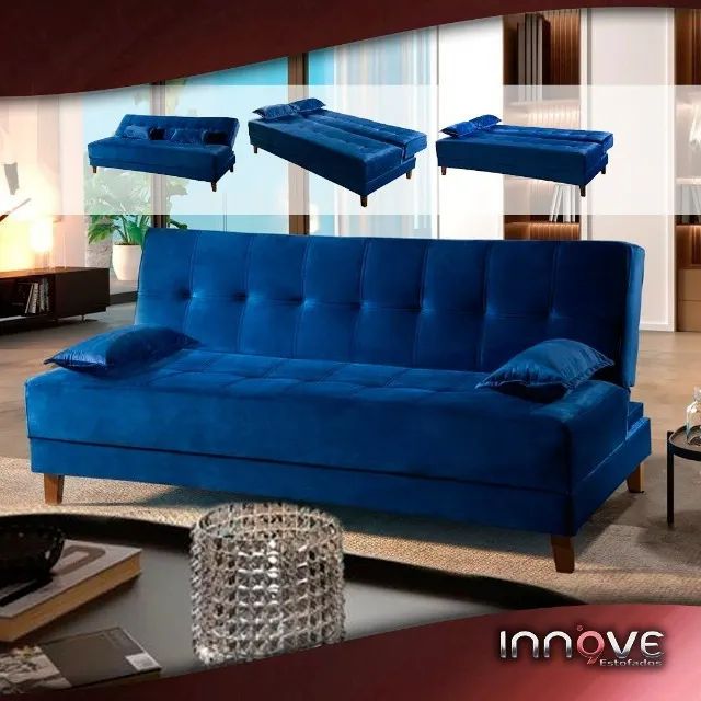 Marque sua entrega e receba em até 48h! Sofá Cama Lapa - Foto 2
