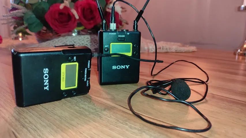 Microfone Lapela Sony Sem Fio - BLACK FRIDAY de 2500 POR 2000! - Foto 4