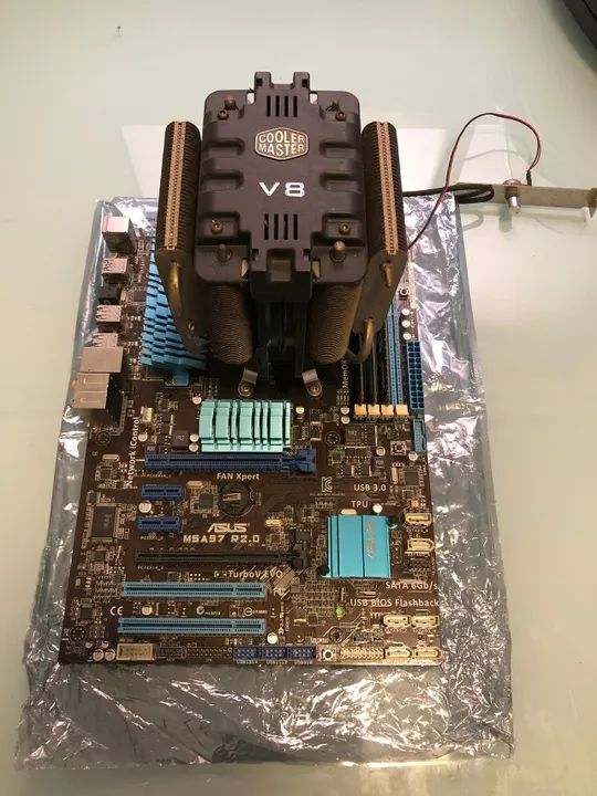 Itens de hardware, placa mãe, processador, memoria, fonte, HD, SSD, CPU cooler - Foto 5