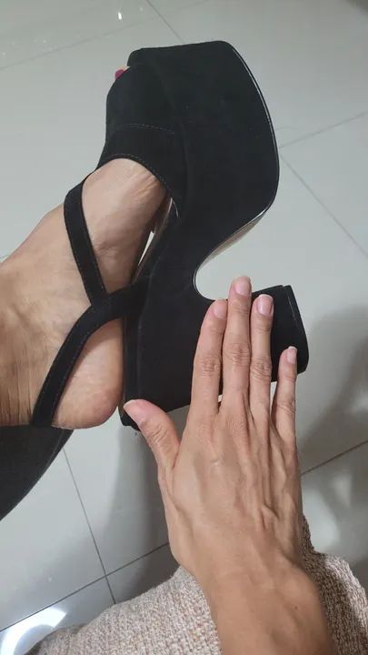 Sandália plataforma Luiza Barcelos - Foto 3