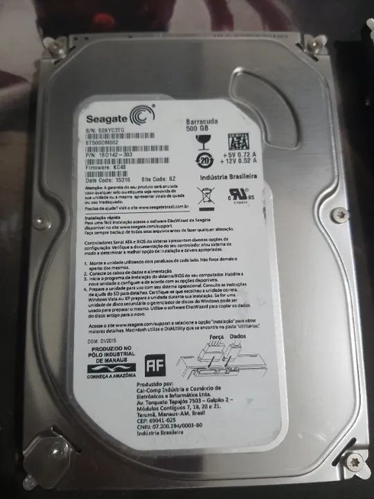 Hds Desktop (PC de mesa) 500Gb. Funcionando perfeitamente. - Foto 3