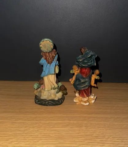 Estatuas: Virgem Maria e Santa Maria Desatadora dos nós Kit C 2 - Bom Estado Cristão - Foto 3