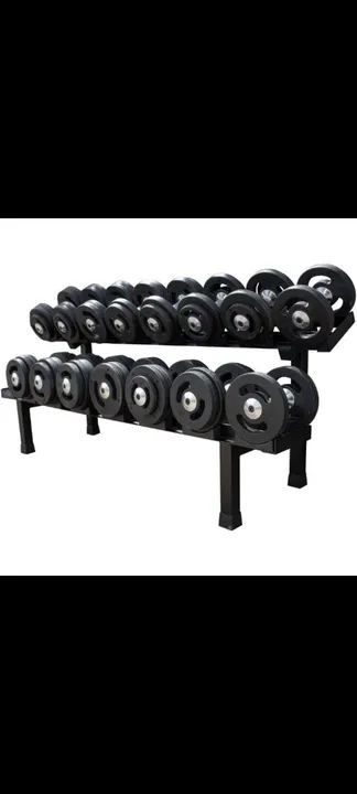 Barras, anilhas, dumbells e mto mais  - Foto 3