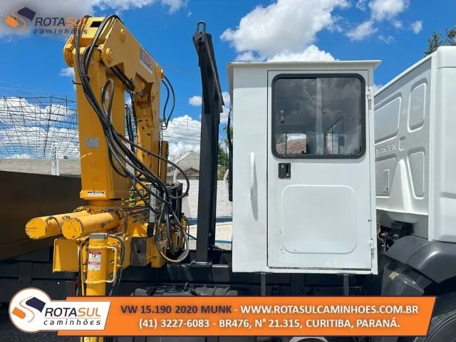 VW 15.190 2020 Munck e Cabine Suplementar - Foto 9