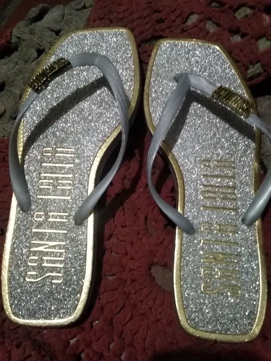 Chinelo Santa Lola feminino com gliter