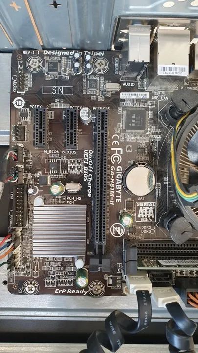 Kit intel 4 gen placa gigabyte h81m + I54590 + 8gb ram - Foto 3