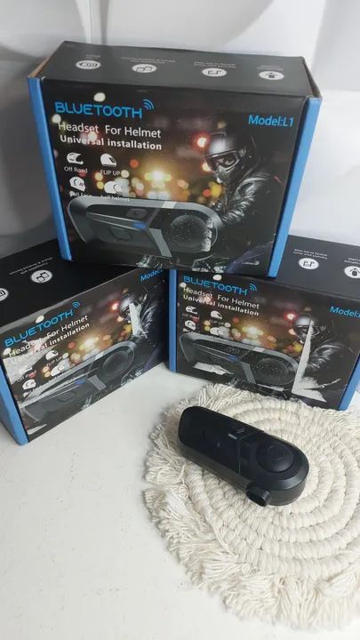 Fone Intercomunicador Para moto Bluetooth 5.3 Fixo no Capacete - Foto 3