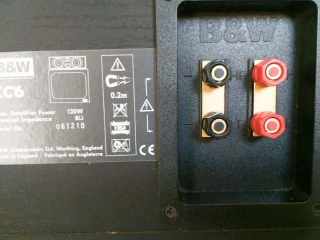 Caixa central para home theater b&w cc6  - Foto 6